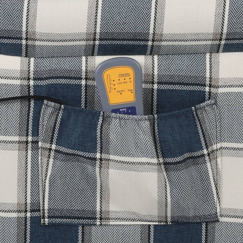 Sillón de masaje reclinable de tela