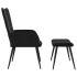 Sillón de relax con taburete terciopelo