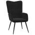 Sillón de relax con taburete terciopelo