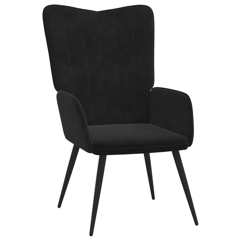 Sillón de relax con taburete terciopelo