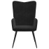 Sillón de relax con taburete terciopelo