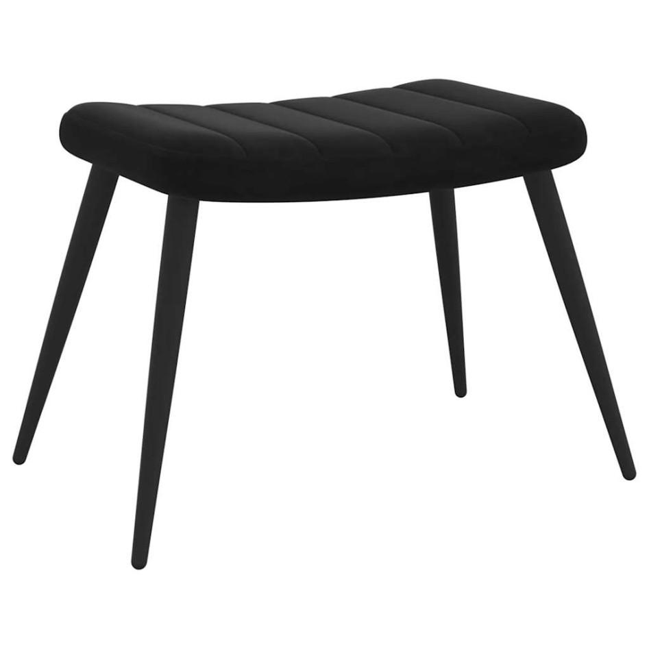 Sillón de relax con taburete terciopelo