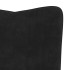 Sillón de relax con taburete terciopelo