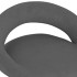 Taburetes de cocina 2 unidades terciopelo gris
