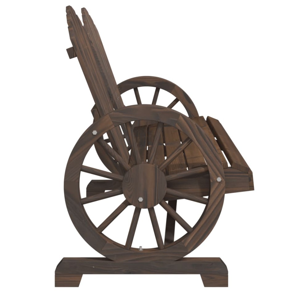 Sillón de jardín Adirondack doble madera maciza de