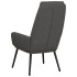 Sillón de relax de tela gris