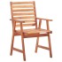 Sillas comedor de jardín 3 uds madera maciza acacia y