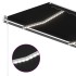 Toldo automático con LED y sensor de viento antracita