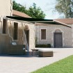 Toldo de pie automático gris antracita 450x300 cm