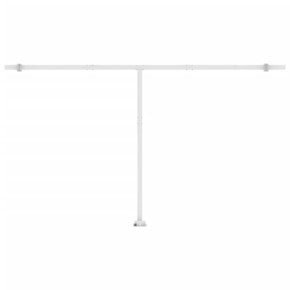 Toldo retráctil manual con luz LED amarillo y blanco 500x300