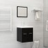 Juego de muebles de baño madera de ingeniería