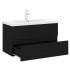 Mueble con lavabo madera de ingeniería