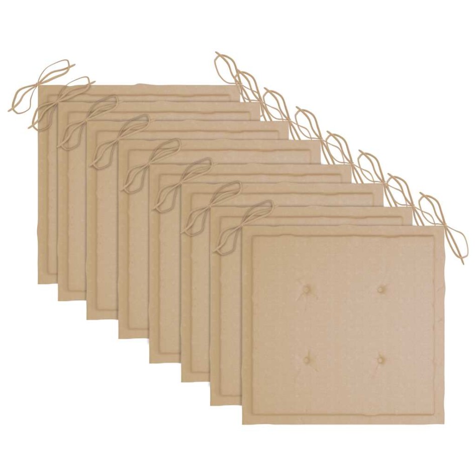 Sillas de jardín plegables 8 uds madera maciza acacia y