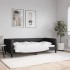 Sofá cama sin colchón tela negro 90x190