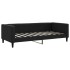 Sofá cama sin colchón tela negro 90x190