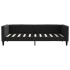Sofá cama sin colchón tela negro 90x190