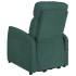 Sillón elevable tela verde