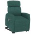 Sillón elevable tela verde