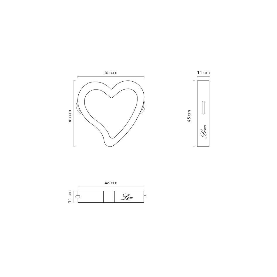 Bandeja Flotante Love