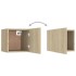 Set muebles de salón TV 5 pzas madera ingeniería roble