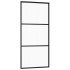 Puerta corredera con herrajes ESG vidrio y aluminio 90x205