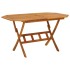 Juego de comedor de jardín 7 piezas madera maciza de