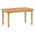 Set de muebles de jardín 4 piezas madera maciza de