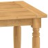 Set de muebles de jardín 4 piezas madera maciza de