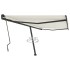 Toldo de pie retráctil manual crema 400x300