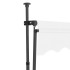 Toldo manual retráctil con LED crema 350