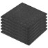 Losetas de goma protección de caídas 6 unidades 50x50x3cm
