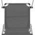 Tumbona plegable con techo aluminio y textileno
