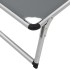 Tumbona plegable con techo aluminio y textileno