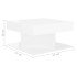 Mesa de centro madera de ingeniería gris brillo 57x57x30