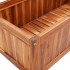 Arriate con enrejado madera maciza de acacia 85x38x150