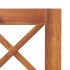 Arriate con enrejado madera maciza de acacia 85x38x150