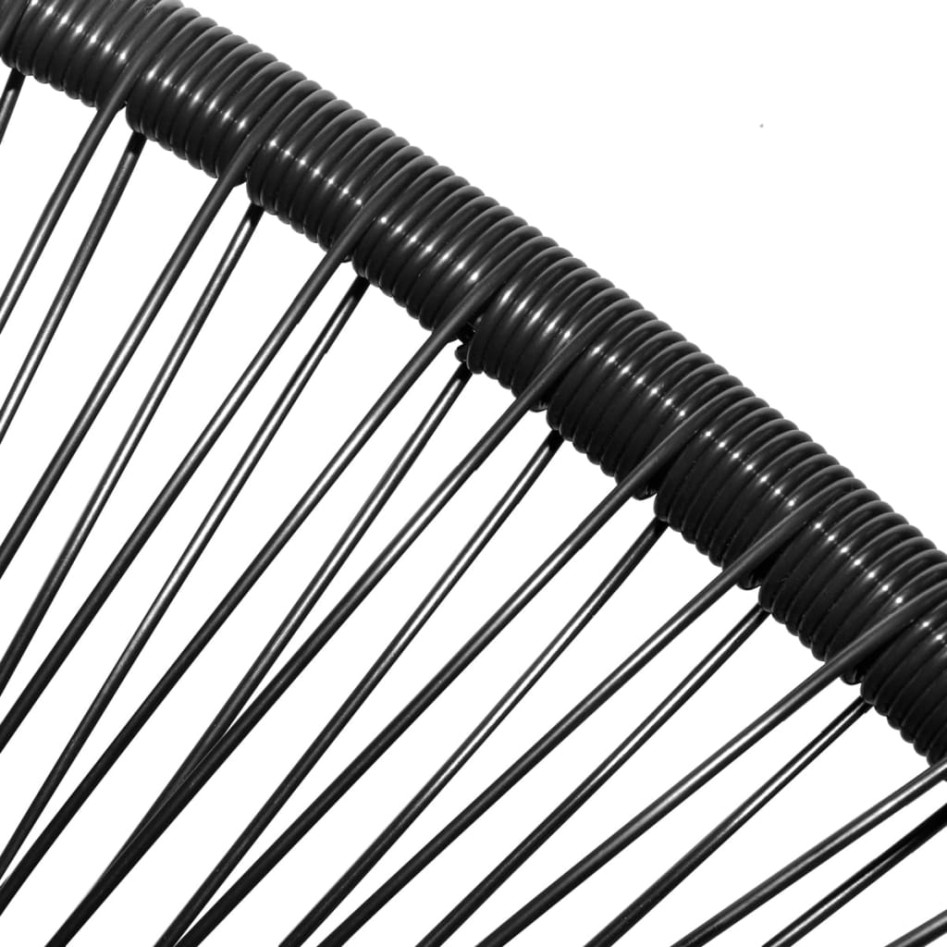 Silla redonda de jardín ratán sintético