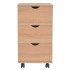 Cajonera de madera 33x45x60 cm color