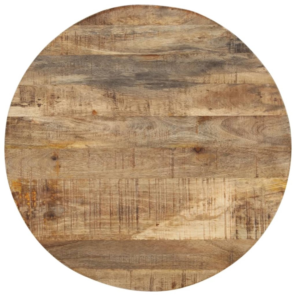 Mesas apilables 3 unidades madera rugosa de