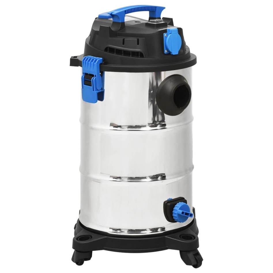 Aspirador en seco y húmedo plateado 1200 W 30