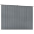 Cobertizo de jardín acero galvanizado gris 195x198x159