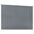 Cobertizo de jardín acero galvanizado gris 195x198x159