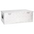 Caja de almacenaje de aluminio plateado 80x39x30