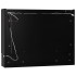 Armario de baño con espejo negro 80x15x60