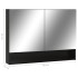 Armario de baño con espejo negro 80x15x60