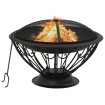 Brasero con atizador acero XXL 75 cm