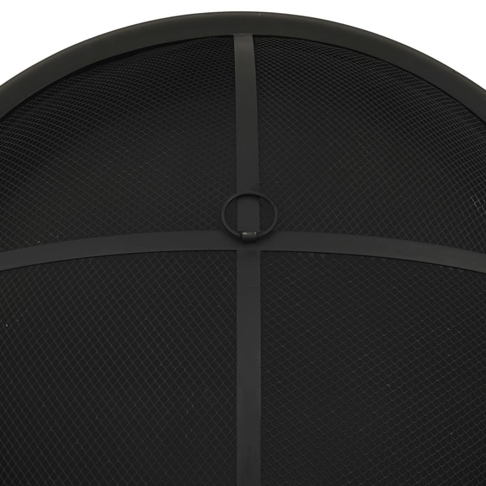 Brasero con atizador acero XXL 75