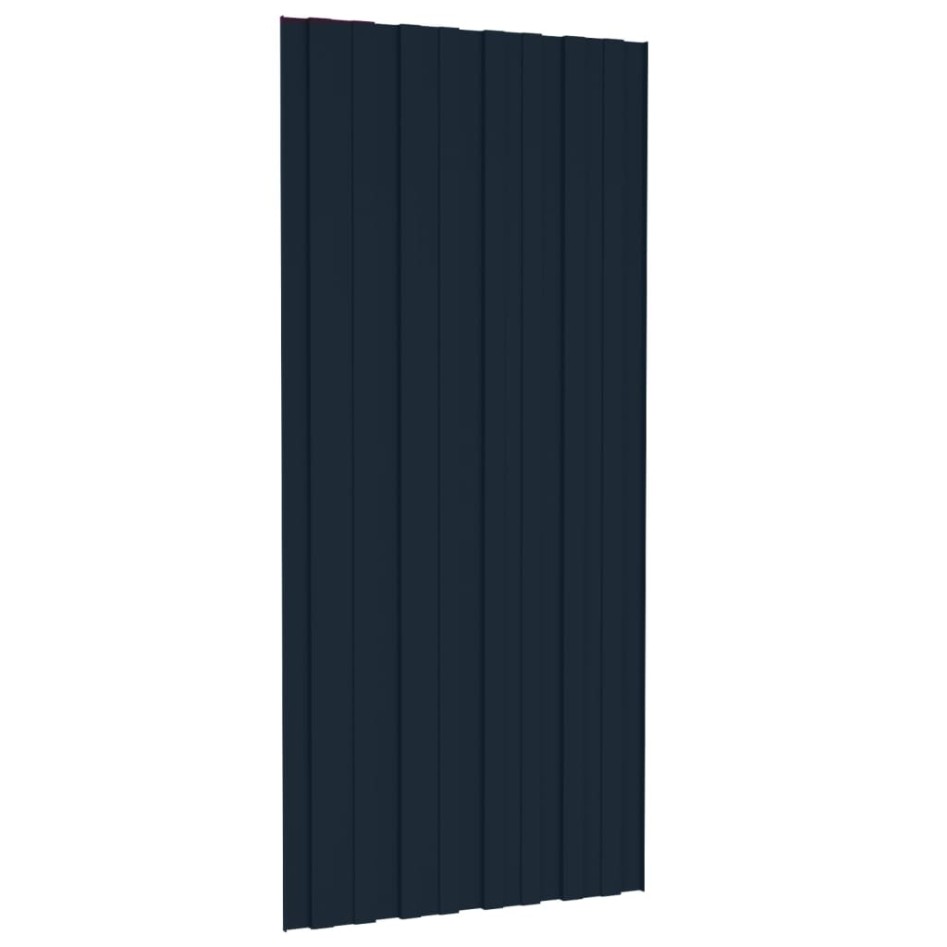 Panel para tejado acero galvanizado antracita 36 uds 100x45