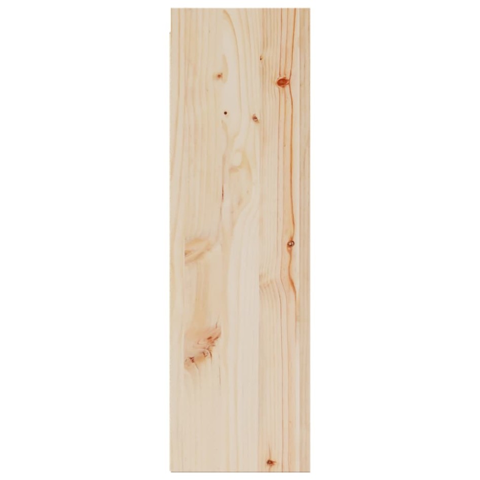 Armario de pared 2 unidades madera maciza de pino 30x30x100