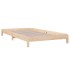 Cama apilable de madera pino maciza 90x200